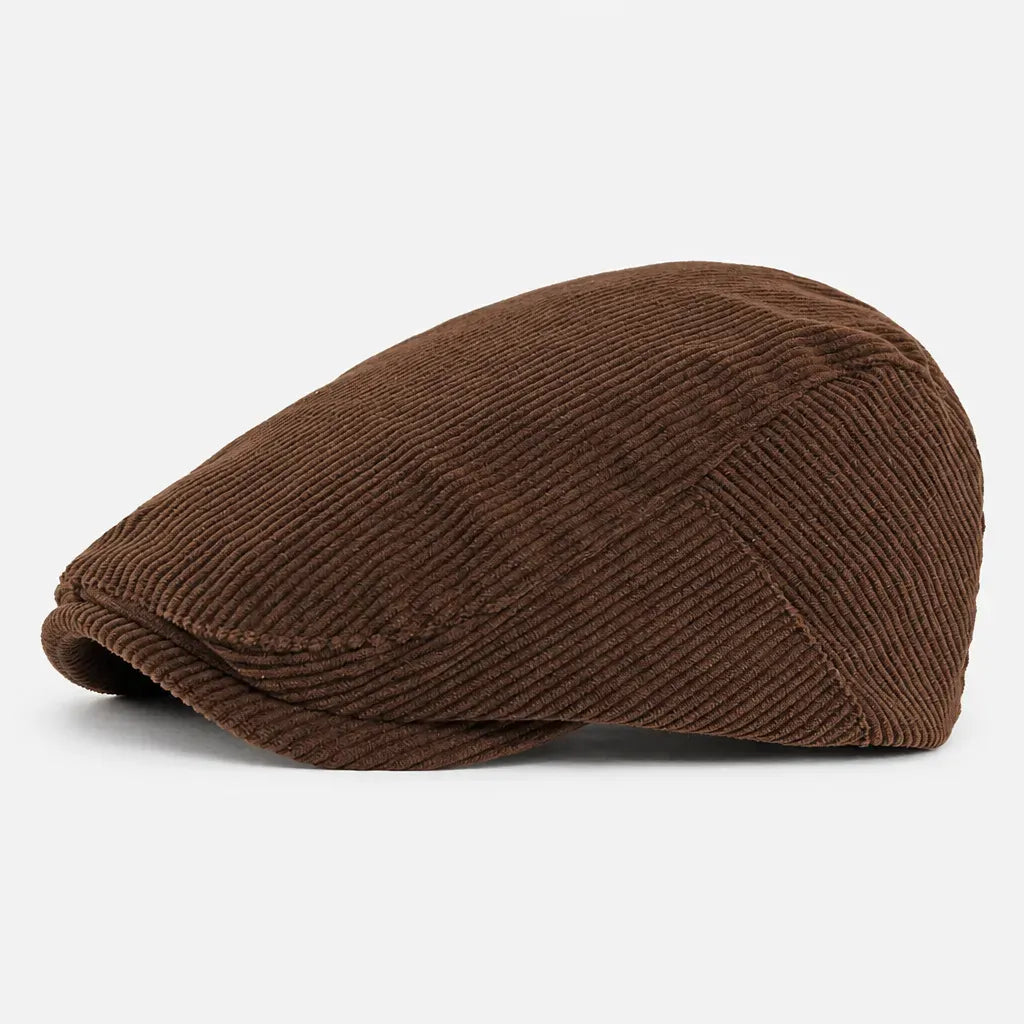 La boîte à chapeaux Casquette Irlandaise - Velours Cotele Grande Taille Ajustable