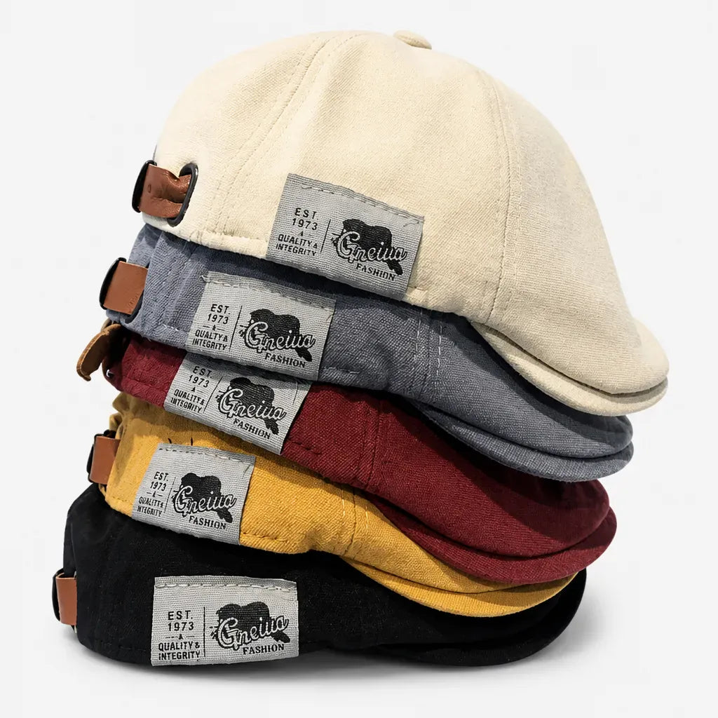 La boîte à chapeaux Casquette Peaky Blinders - en Coton, Style Ivy Cap Anglais