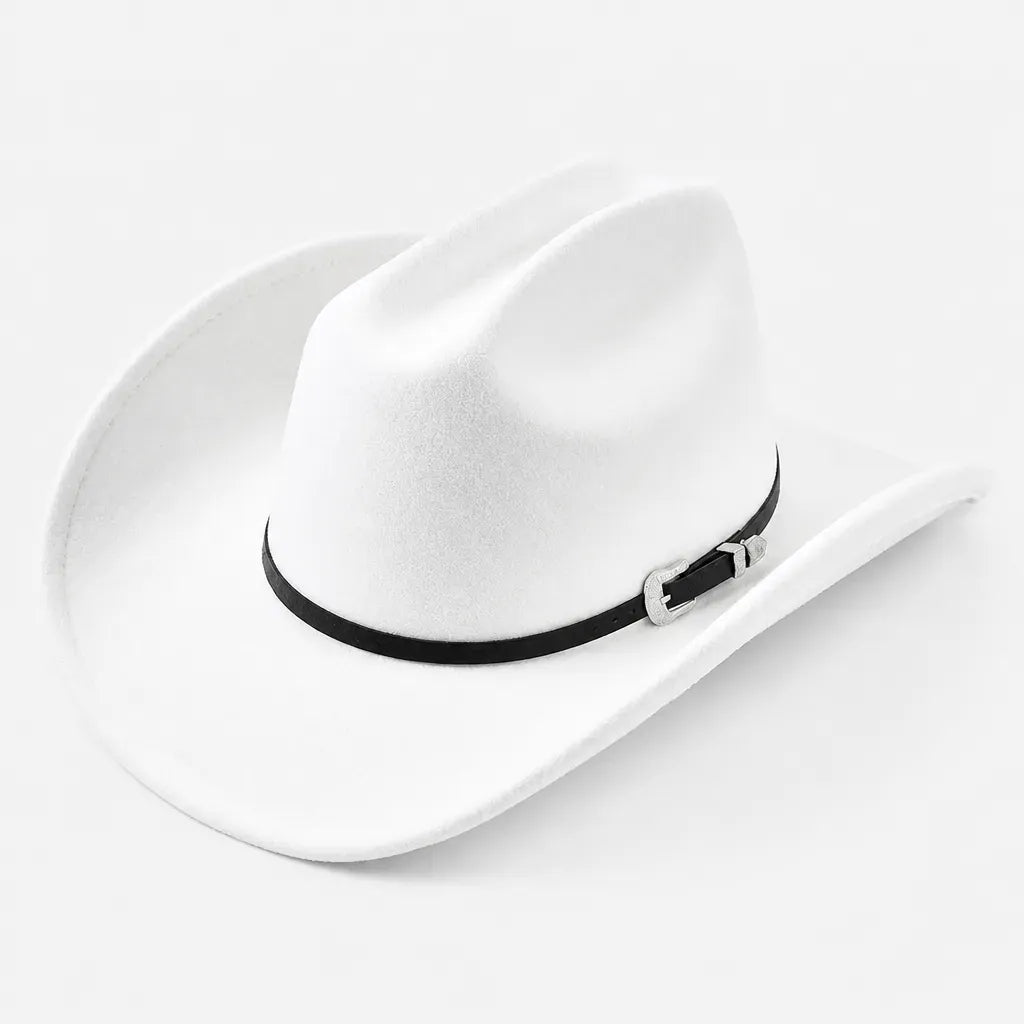 La boîte à chapeaux Chapeau Cowboy Western - Feutre a Large Bord Style Gentleman