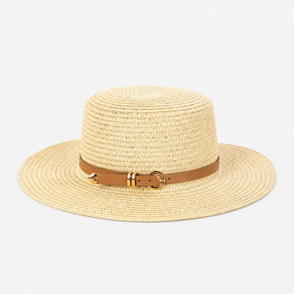 La boîte à chapeaux Chapeau de Paille Plage Femme - Pliable Style Vacances