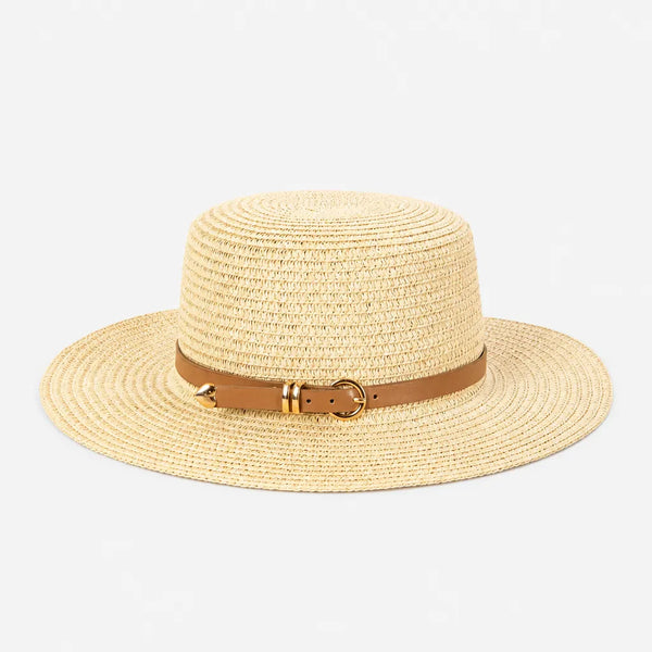 Chapeau de Paille Plage Femme - Pliable Style Vacances