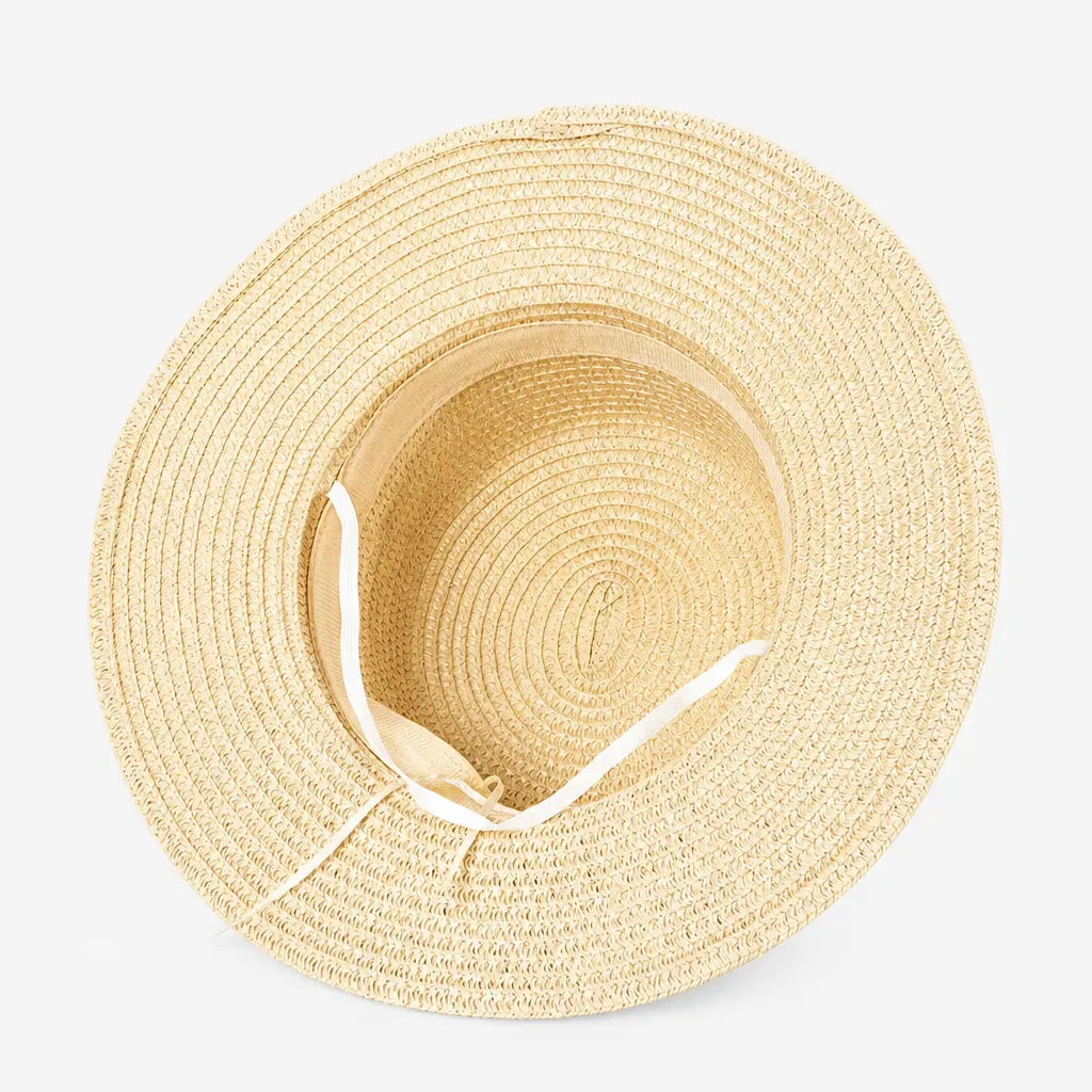 La boîte à chapeaux Chapeau de Paille Plage Femme - Pliable Style Vacances