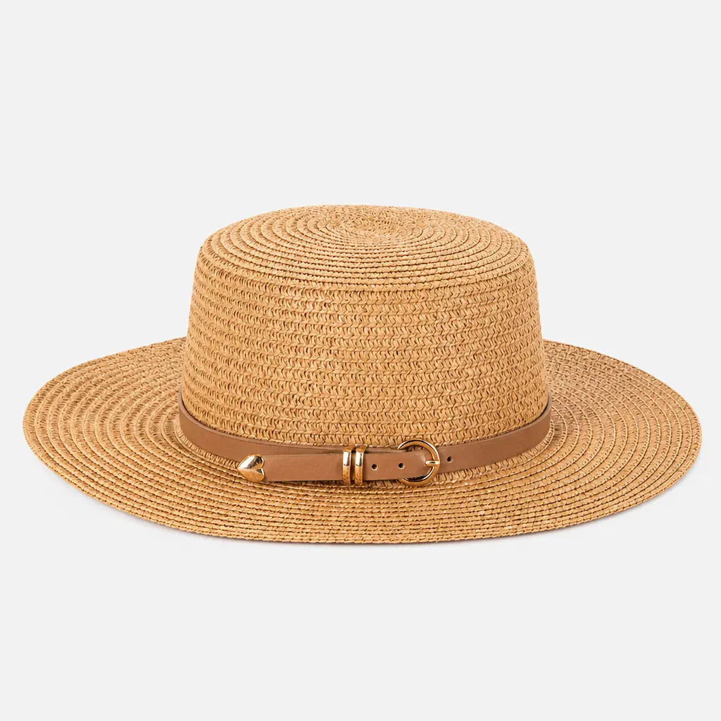 La boîte à chapeaux Chapeau de Paille Plage Femme - Pliable Style Vacances