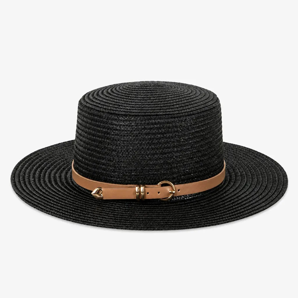 La boîte à chapeaux Chapeau de Paille Plage Femme - Pliable Style Vacances
