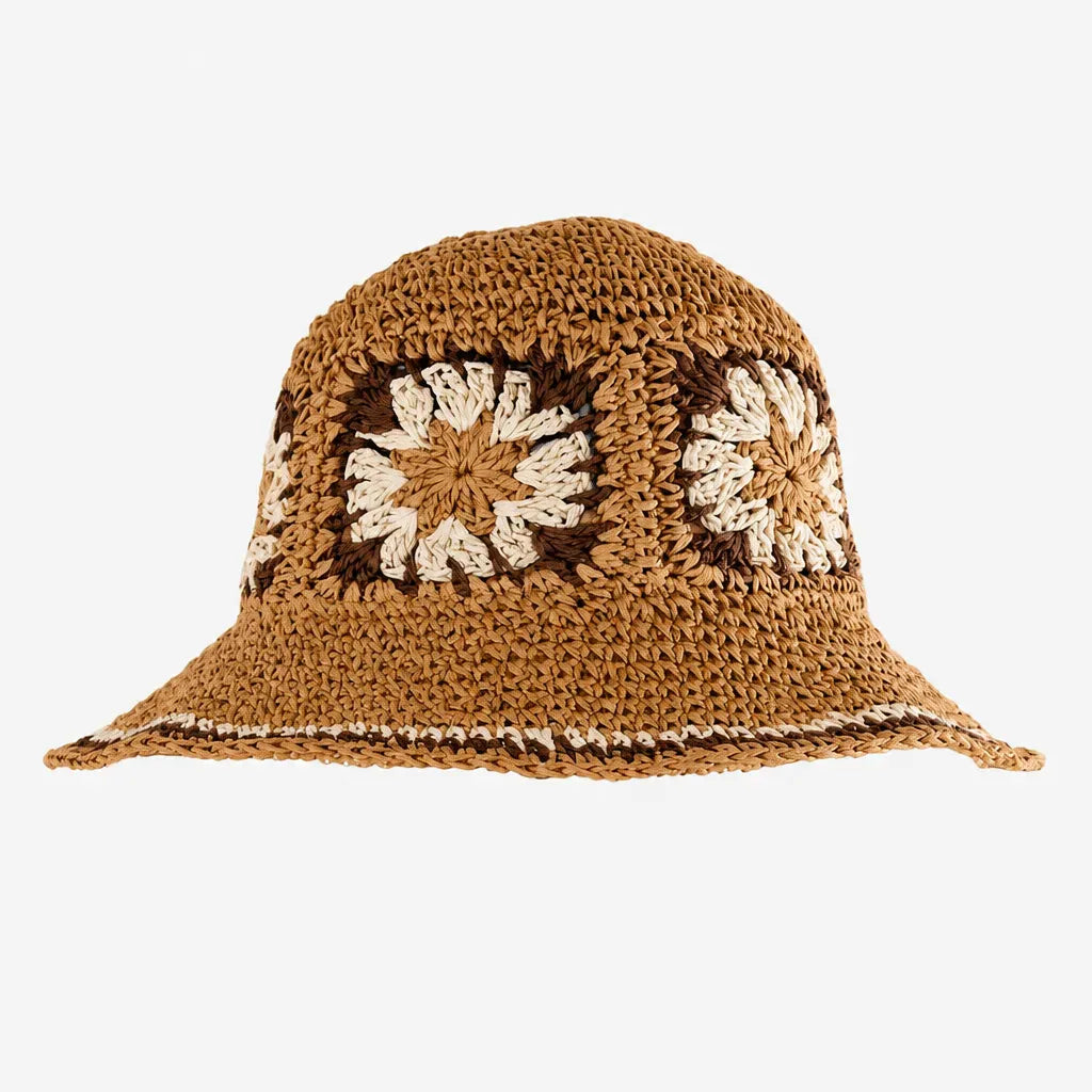 La boîte à chapeaux Chapeau de Plage Femme Pliable - Crochet Ajoure Anti-UV