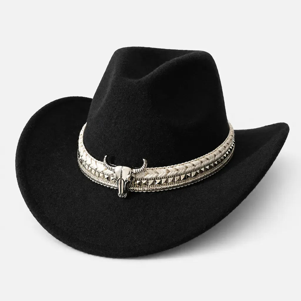 La boîte à chapeaux Chapeau Equitation Western - Feutre Coeur Homme et Femme