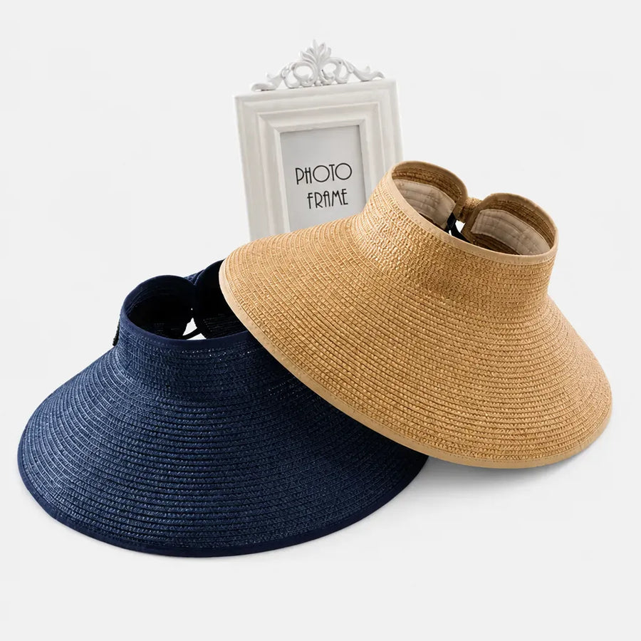 La boîte à chapeaux Chapeau Femme pour le Soleil - Paille Noeud Vacances