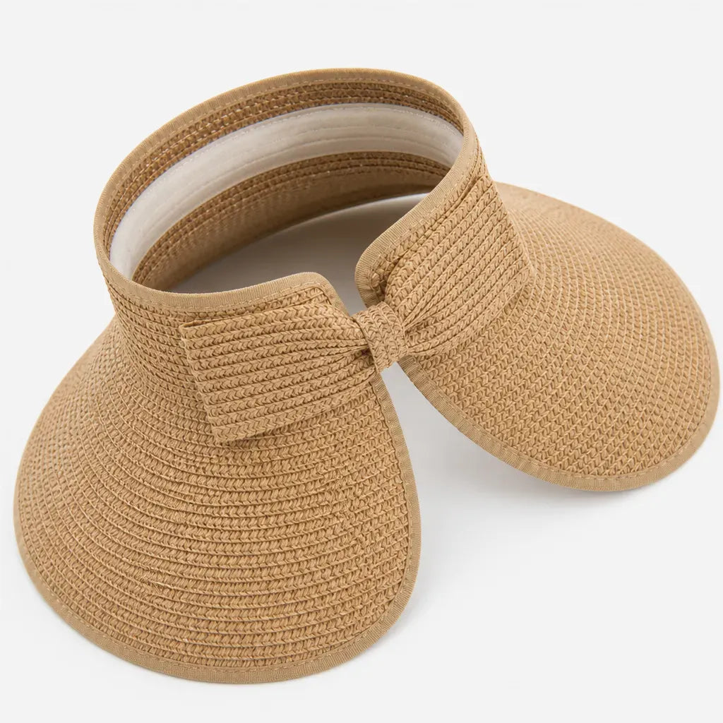 La boîte à chapeaux Chapeau Femme pour le Soleil - Paille Noeud Vacances