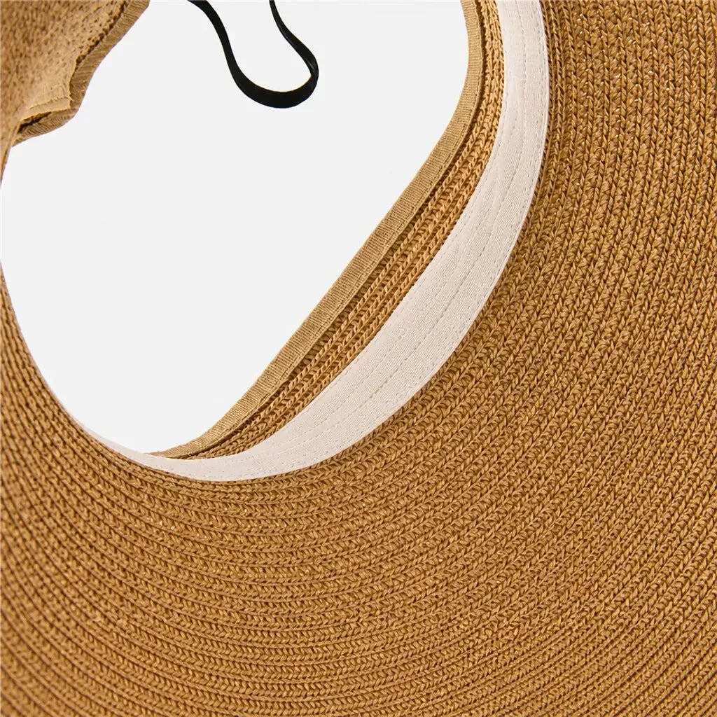 La boîte à chapeaux Chapeau Femme pour le Soleil - Paille Noeud Vacances
