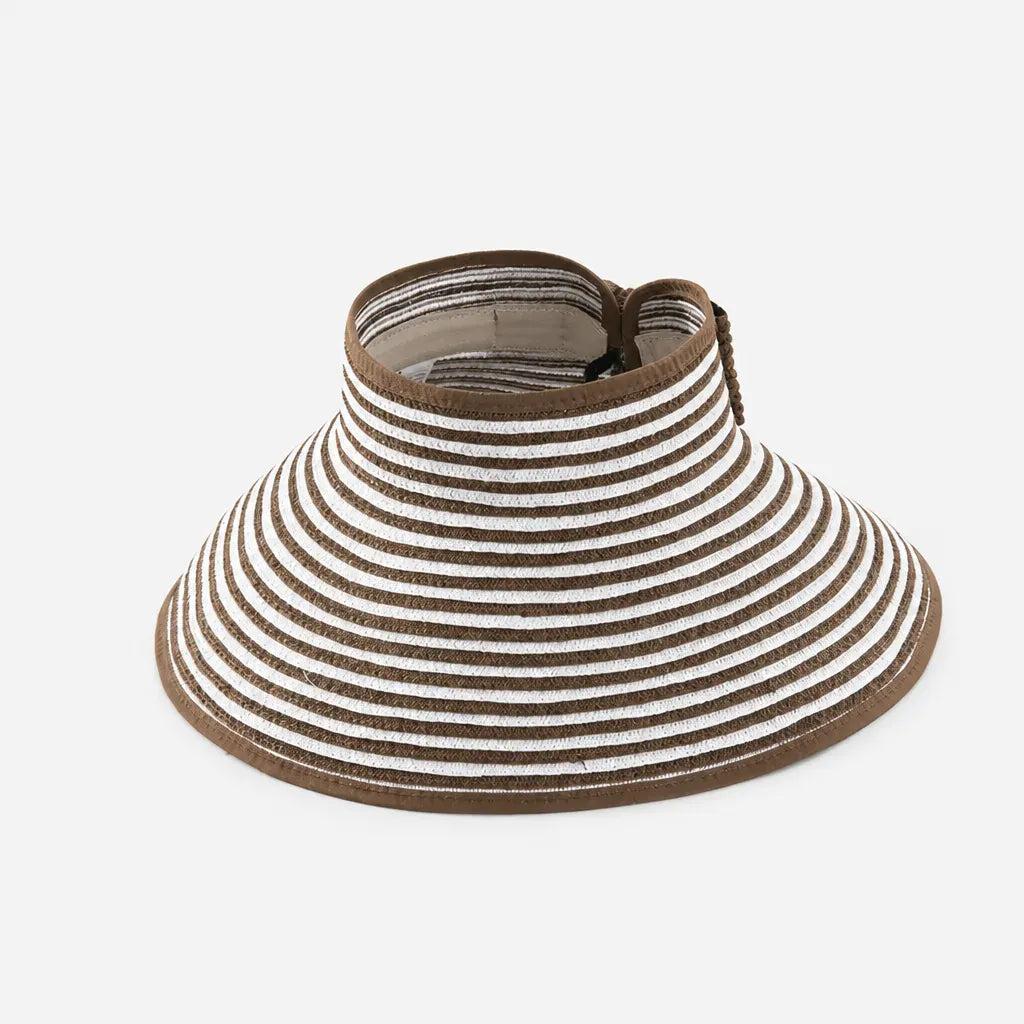 La boîte à chapeaux Chapeau Femme pour le Soleil - Paille Noeud Vacances