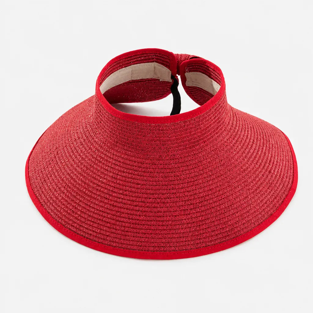 La boîte à chapeaux Chapeau Femme pour le Soleil - Paille Noeud Vacances