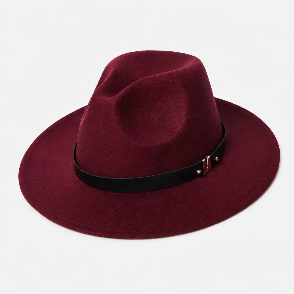 La boîte à chapeaux Chapeau Feutre Noir Homme - Jazz Elegant Hiver