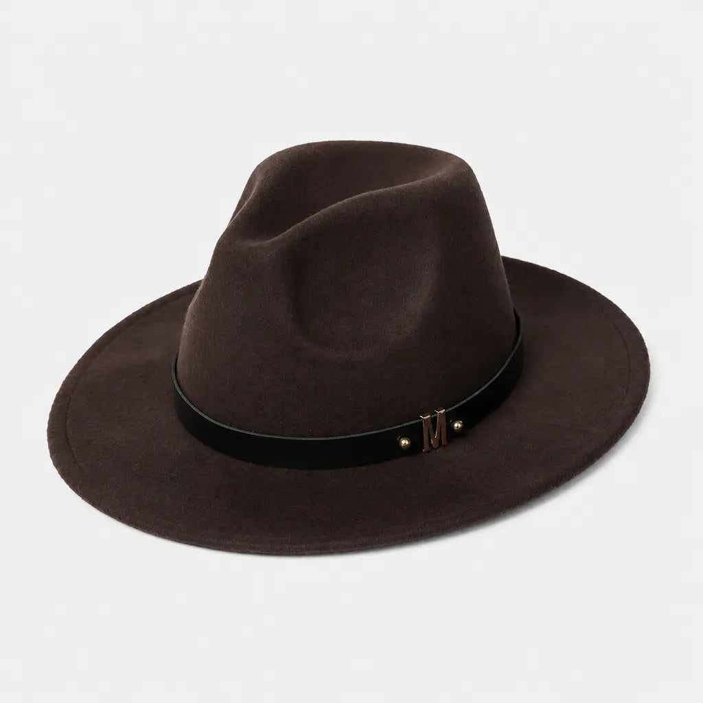 La boîte à chapeaux Chapeau Feutre Noir Homme - Jazz Elegant Hiver