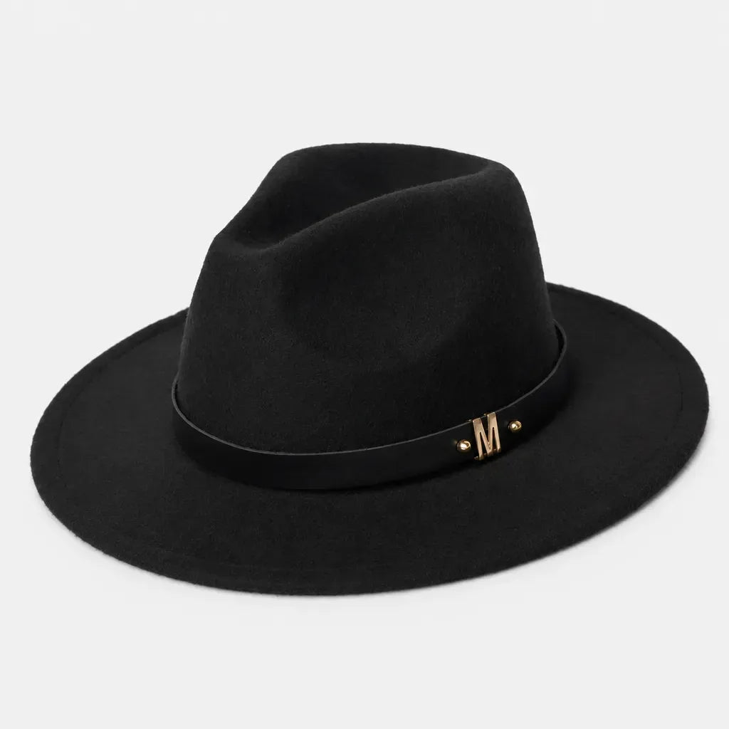 La boîte à chapeaux Chapeau Feutre Noir Homme - Jazz Elegant Hiver