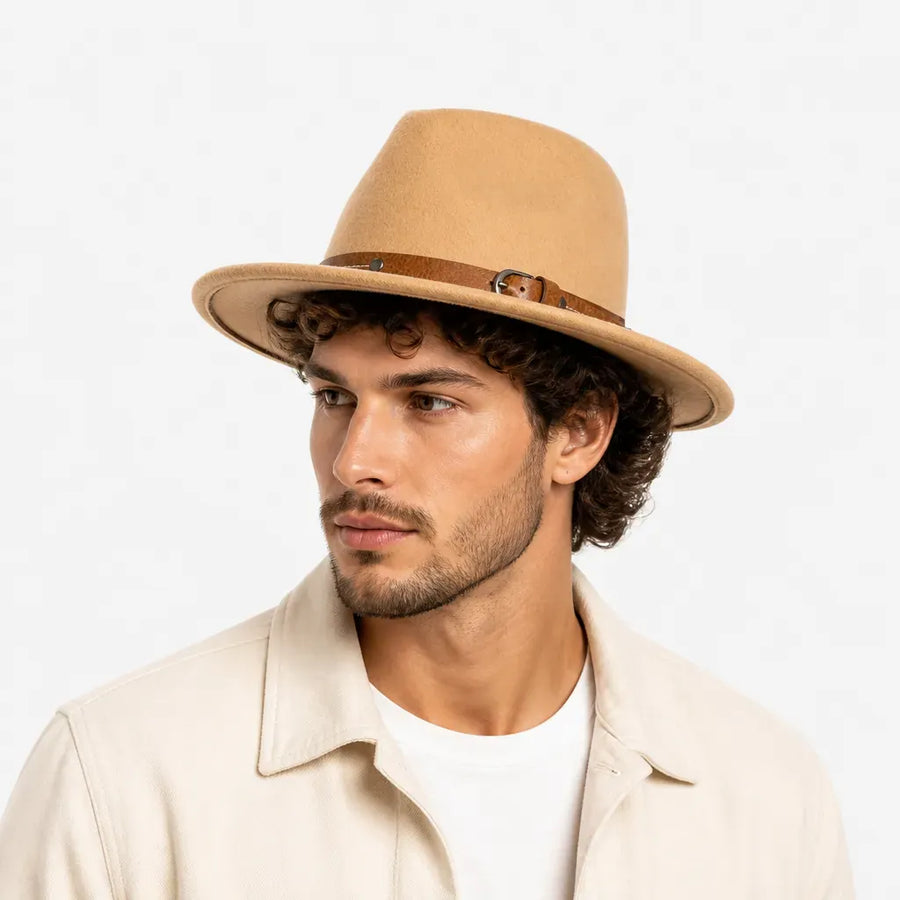 La boîte à chapeaux Chapeau Feutre pour Homme - Laine Eglise Automne-Hiver