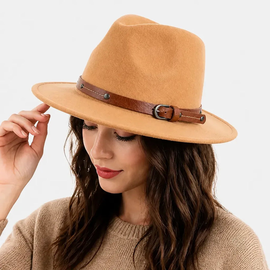 La boîte à chapeaux Chapeau Feutre pour Homme - Laine Eglise Automne-Hiver