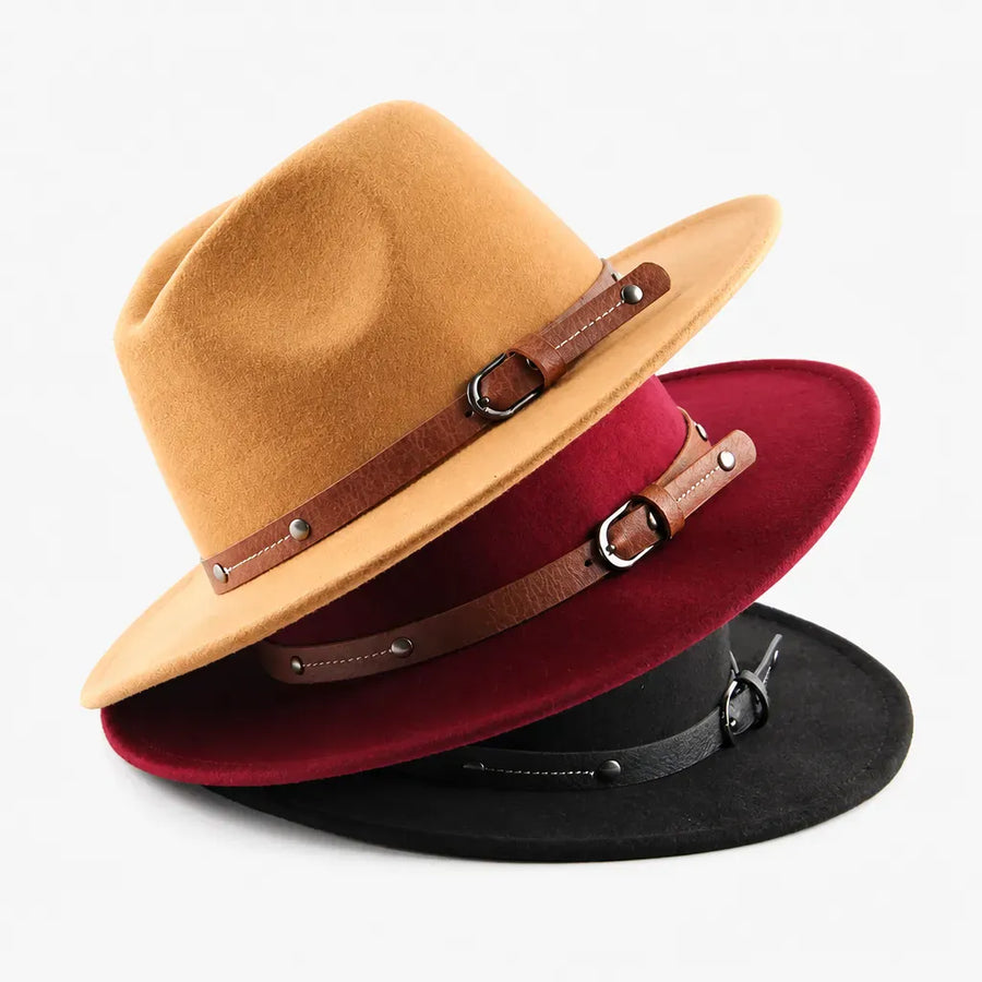 La boîte à chapeaux Chapeau Feutre pour Homme - Laine Eglise Automne-Hiver