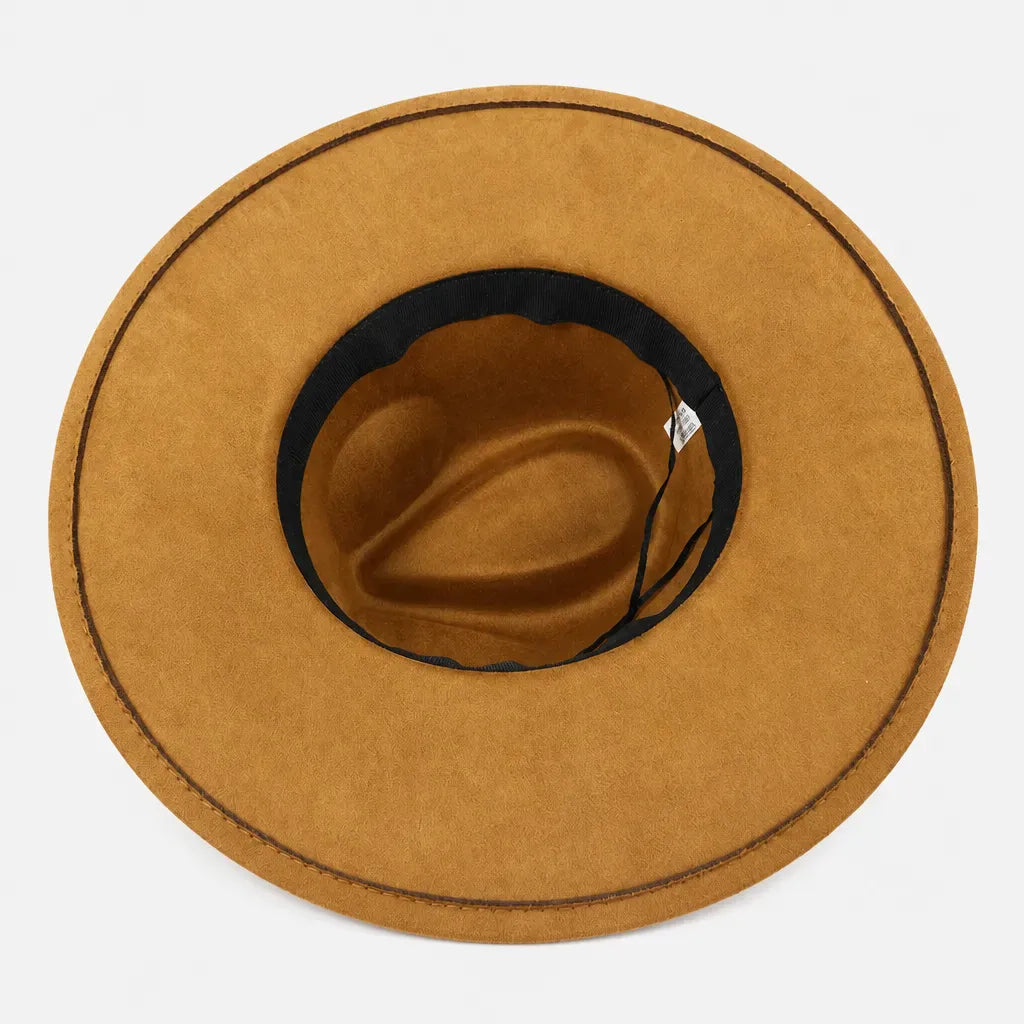 La boîte à chapeaux Chapeau Large Bord Femme - Fedora a Calotte en Forme de Coeur