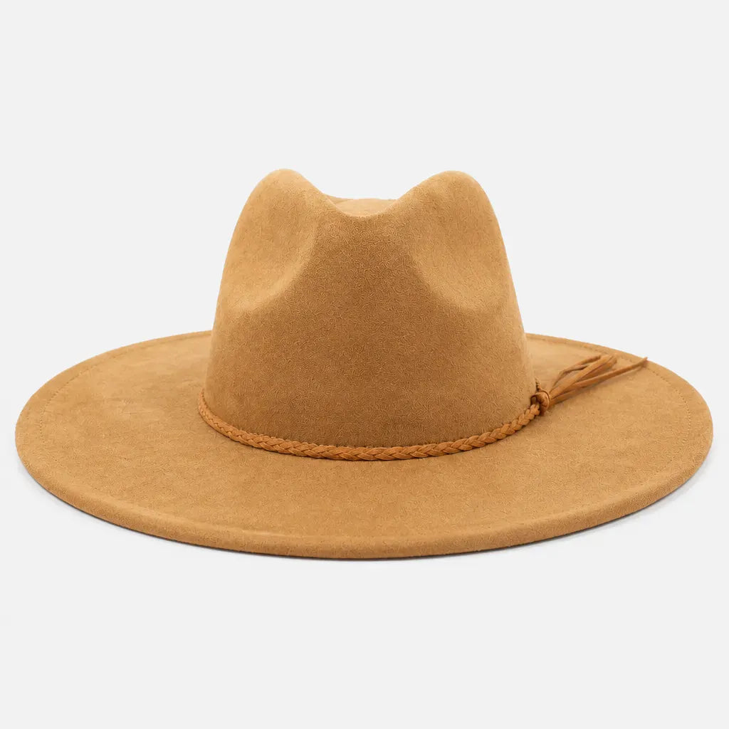 La boîte à chapeaux Chapeau Large Bord Femme - Fedora a Calotte en Forme de Coeur