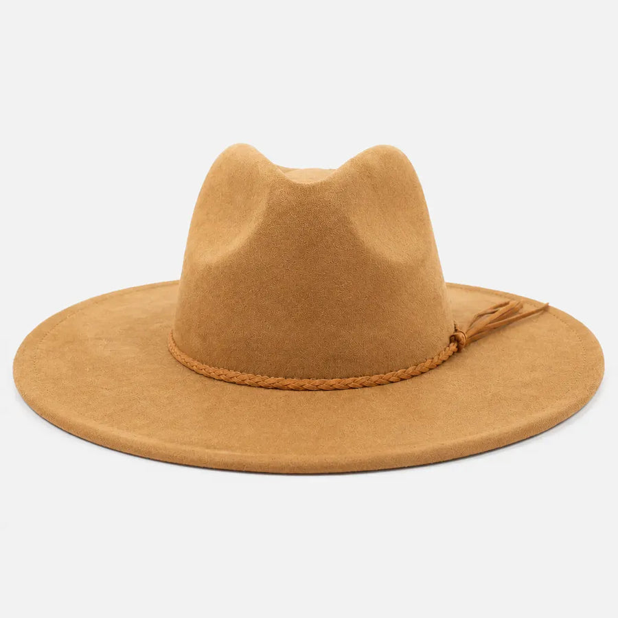 La boîte à chapeaux Chapeau Large Bord Femme - Fedora a Calotte en Forme de Coeur