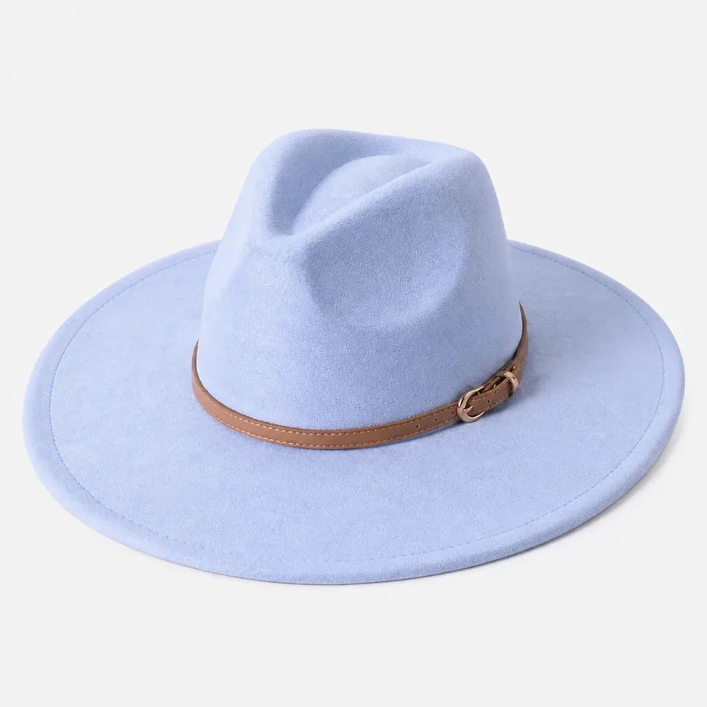 La boîte à chapeaux Chapeau Large Bord Femme - Fedora a Calotte en Forme de Coeur
