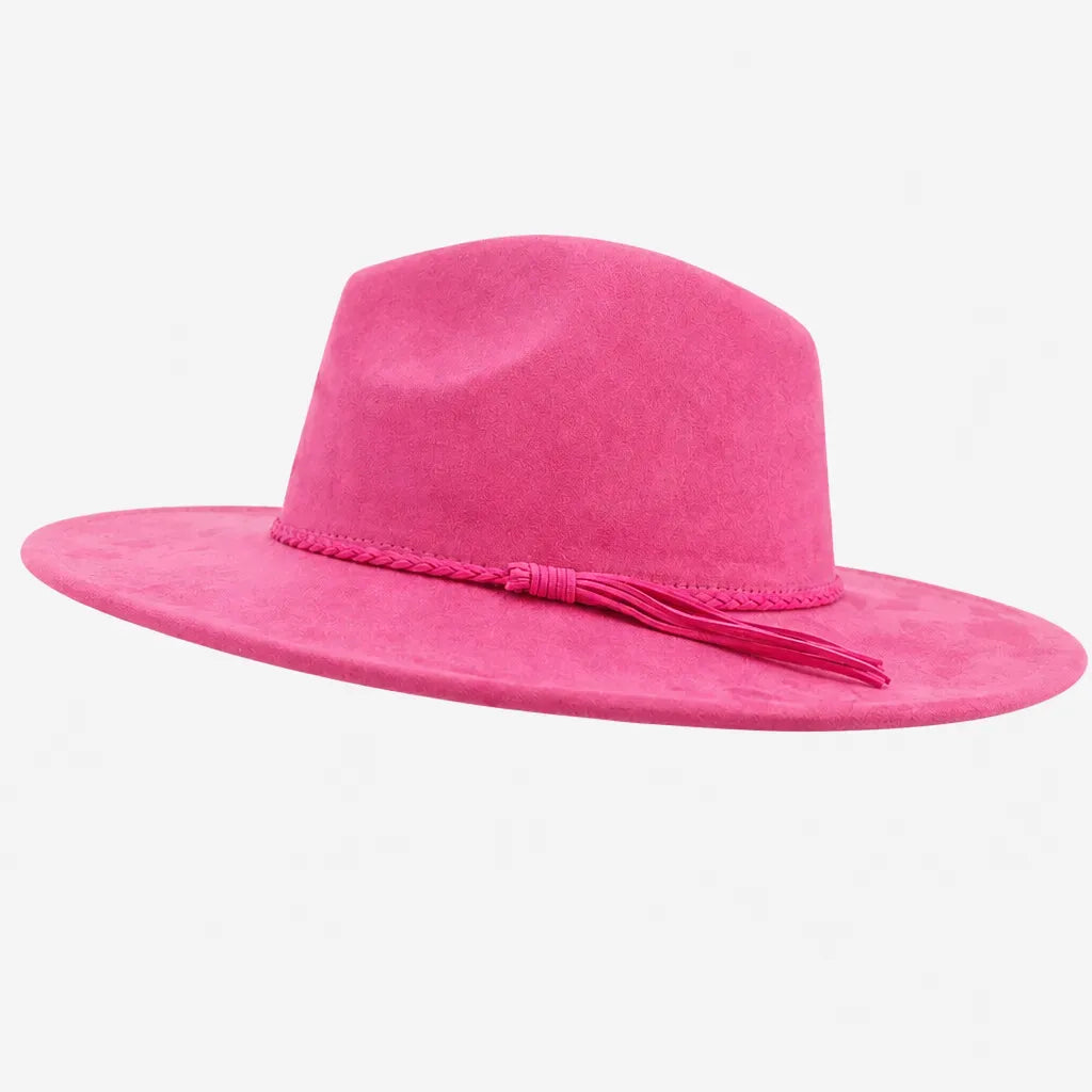 La boîte à chapeaux Chapeau Large Bord Femme - Fedora a Calotte en Forme de Coeur