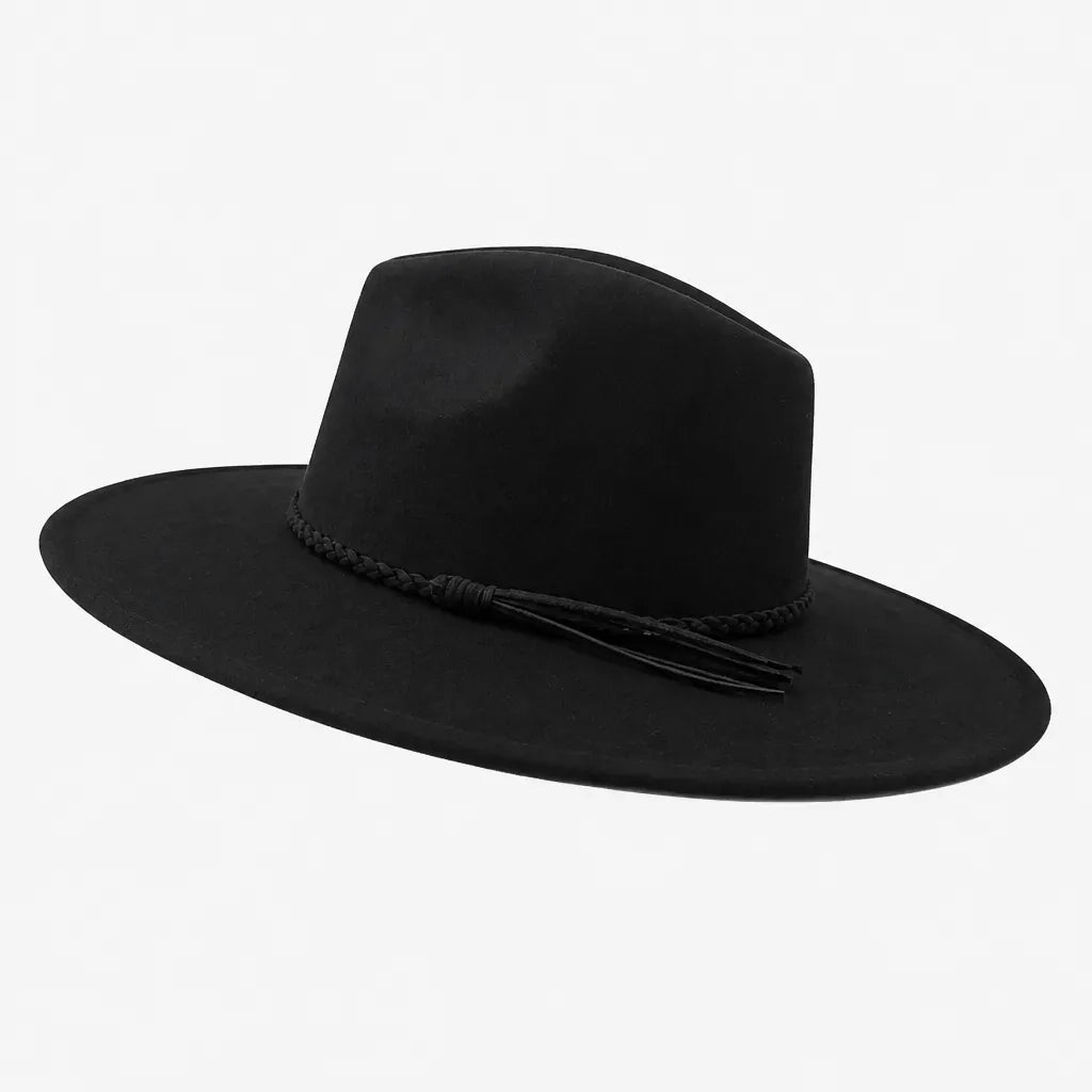La boîte à chapeaux Chapeau Large Bord Femme - Fedora a Calotte en Forme de Coeur