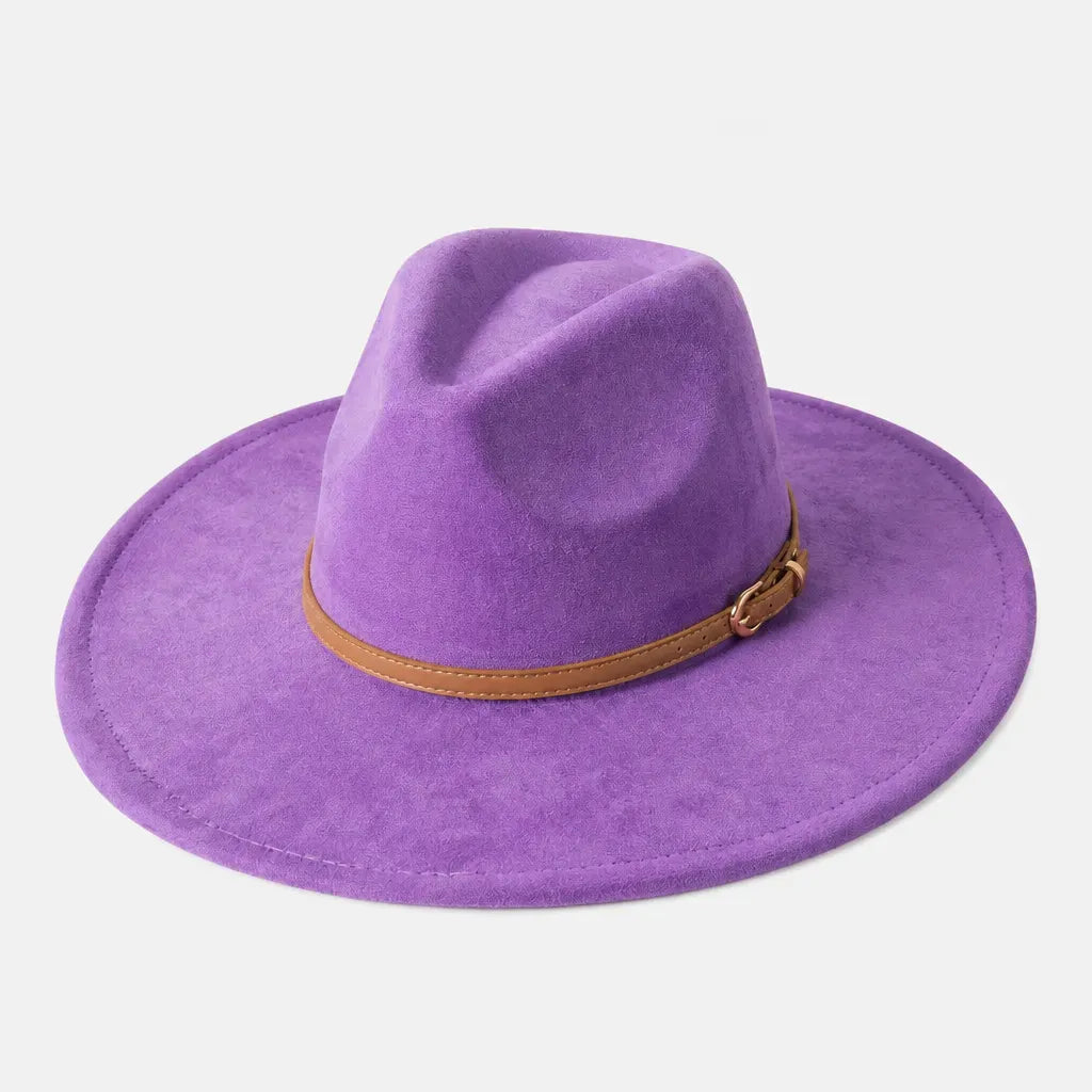 La boîte à chapeaux Chapeau Large Bord Femme - Fedora a Calotte en Forme de Coeur