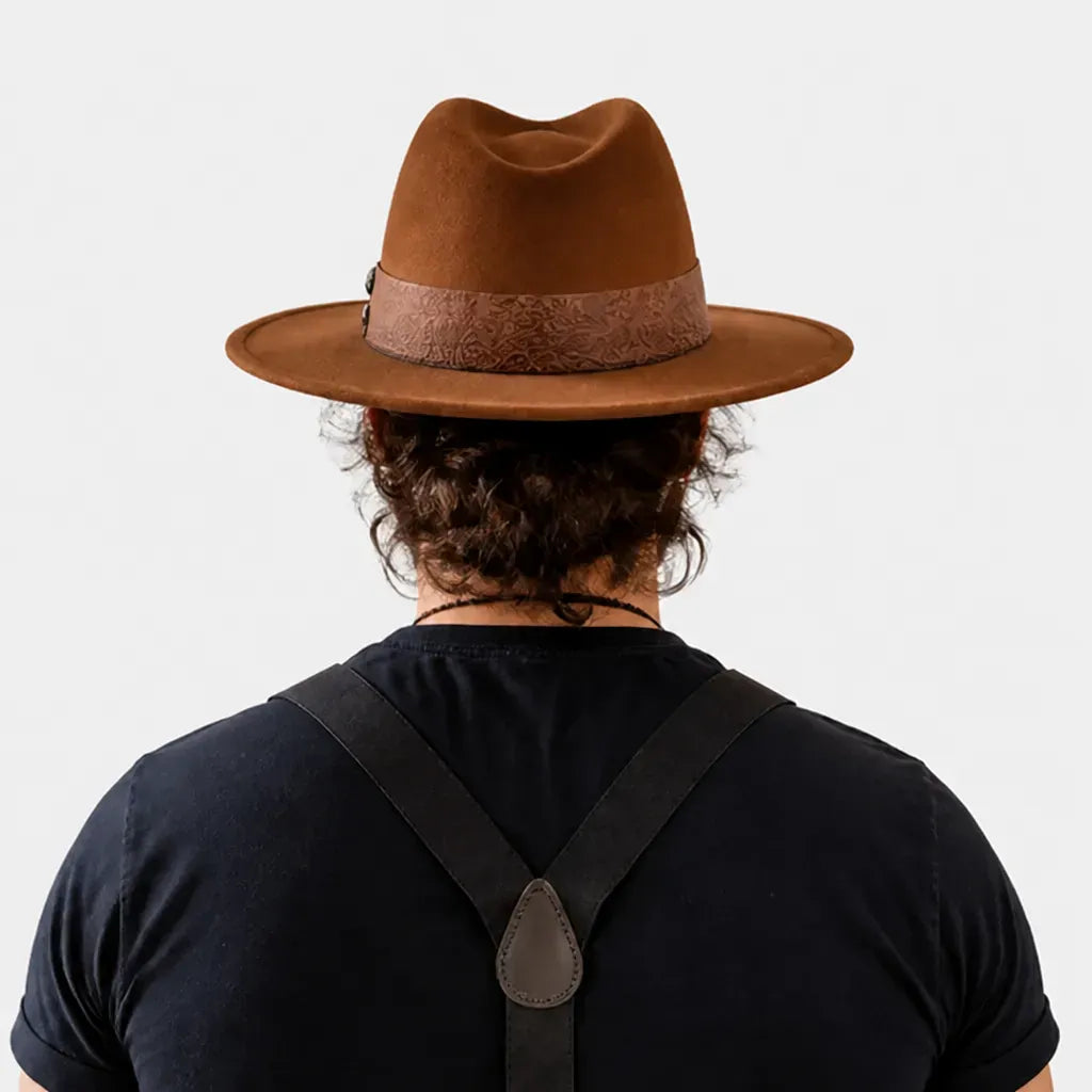 La boîte à chapeaux Chapeau Panama Homme - a Ceinture Gravee, Version Enfant Disponible