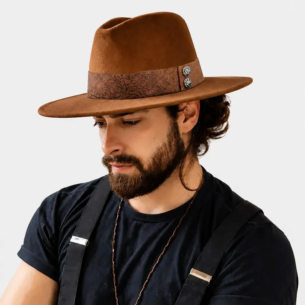La boîte à chapeaux Chapeau Panama Homme - a Ceinture Gravee, Version Enfant Disponible