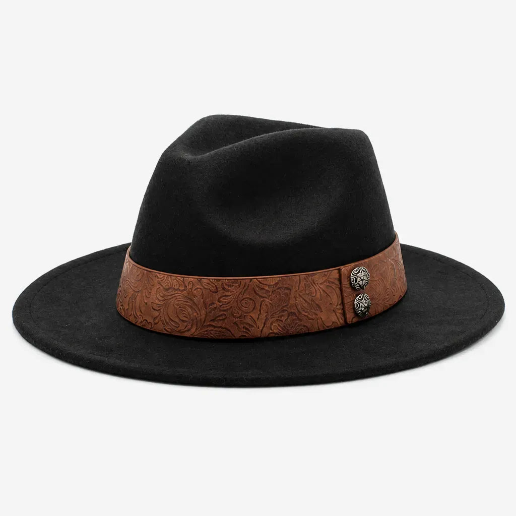 La boîte à chapeaux Chapeau Panama Homme - a Ceinture Gravee, Version Enfant Disponible