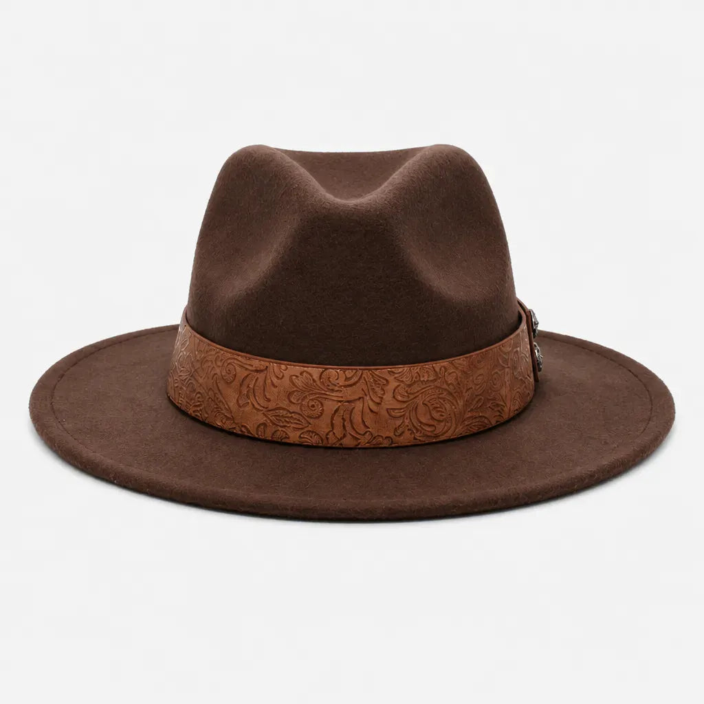La boîte à chapeaux Chapeau Panama Homme - a Ceinture Gravee, Version Enfant Disponible