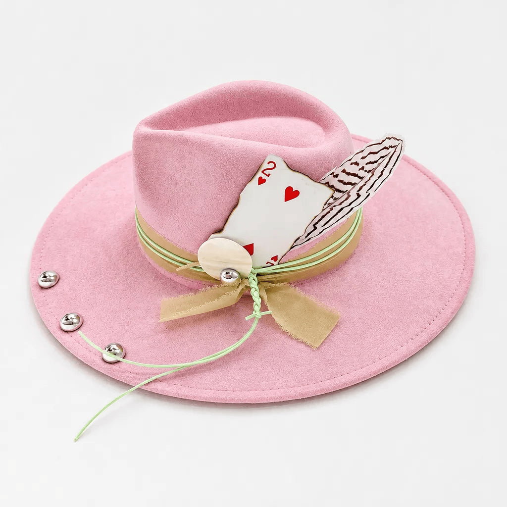 La boîte à chapeaux Chapeau Plume - Fedora Large Bord Retro Style Jazz et Western