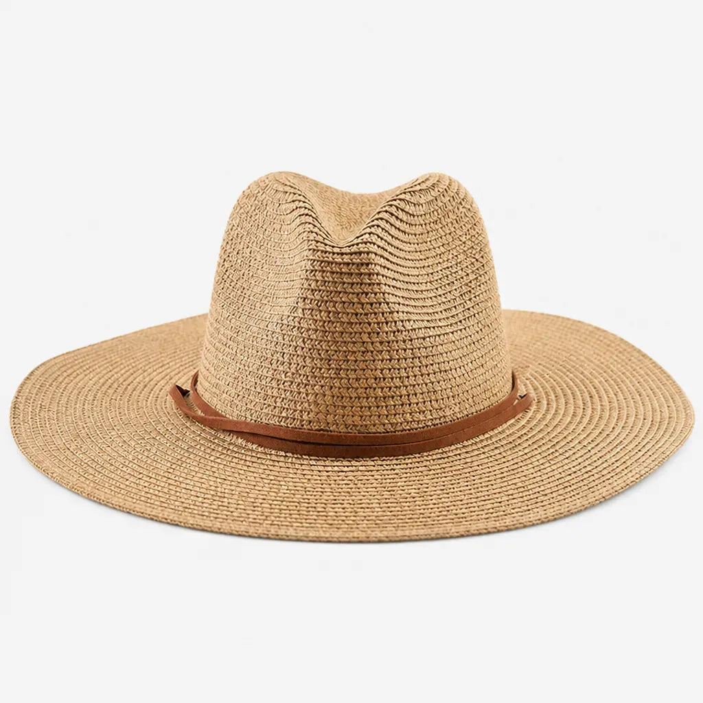 La boîte à chapeaux Chapeau Soleil Femme Grande Taille - Paille Souple Voyage