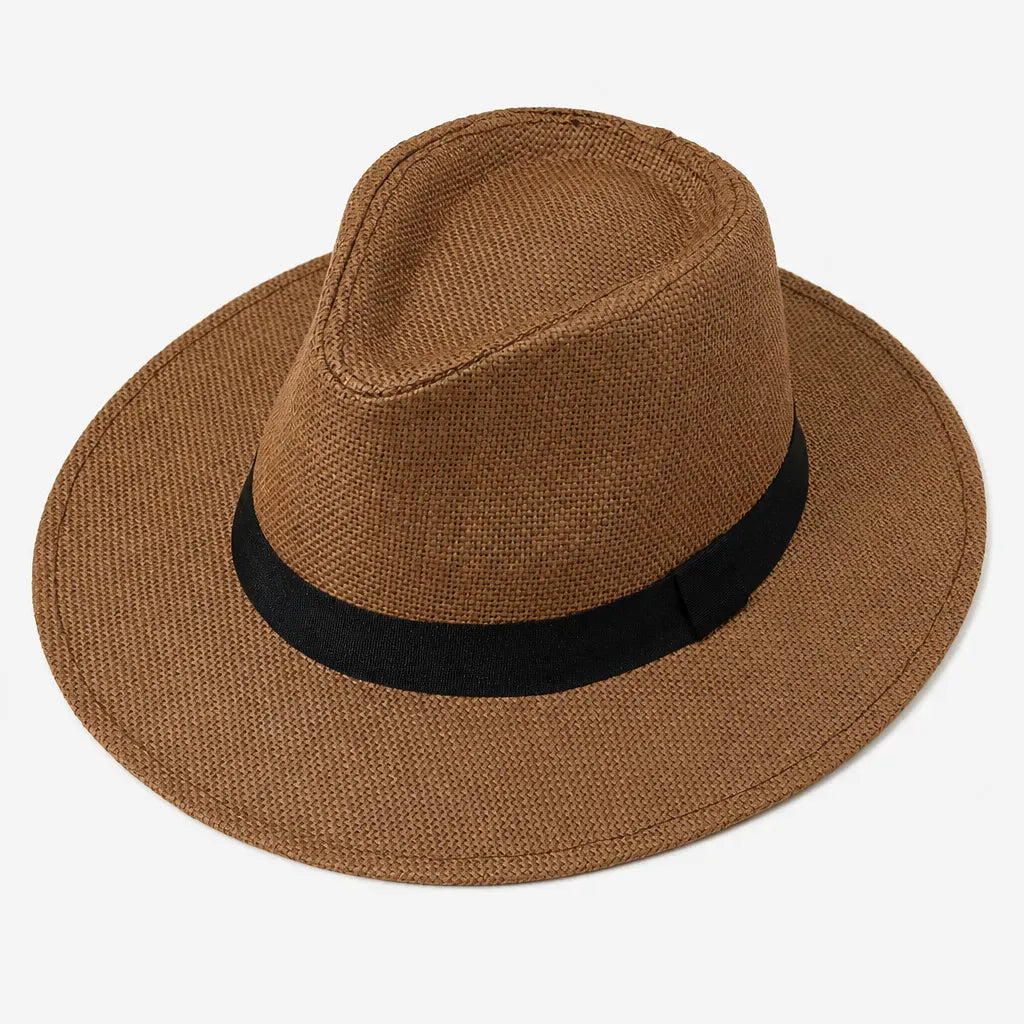 La boîte à chapeaux Chapeau Soleil Large Bord Femme - Style Anglais Voyage Plage