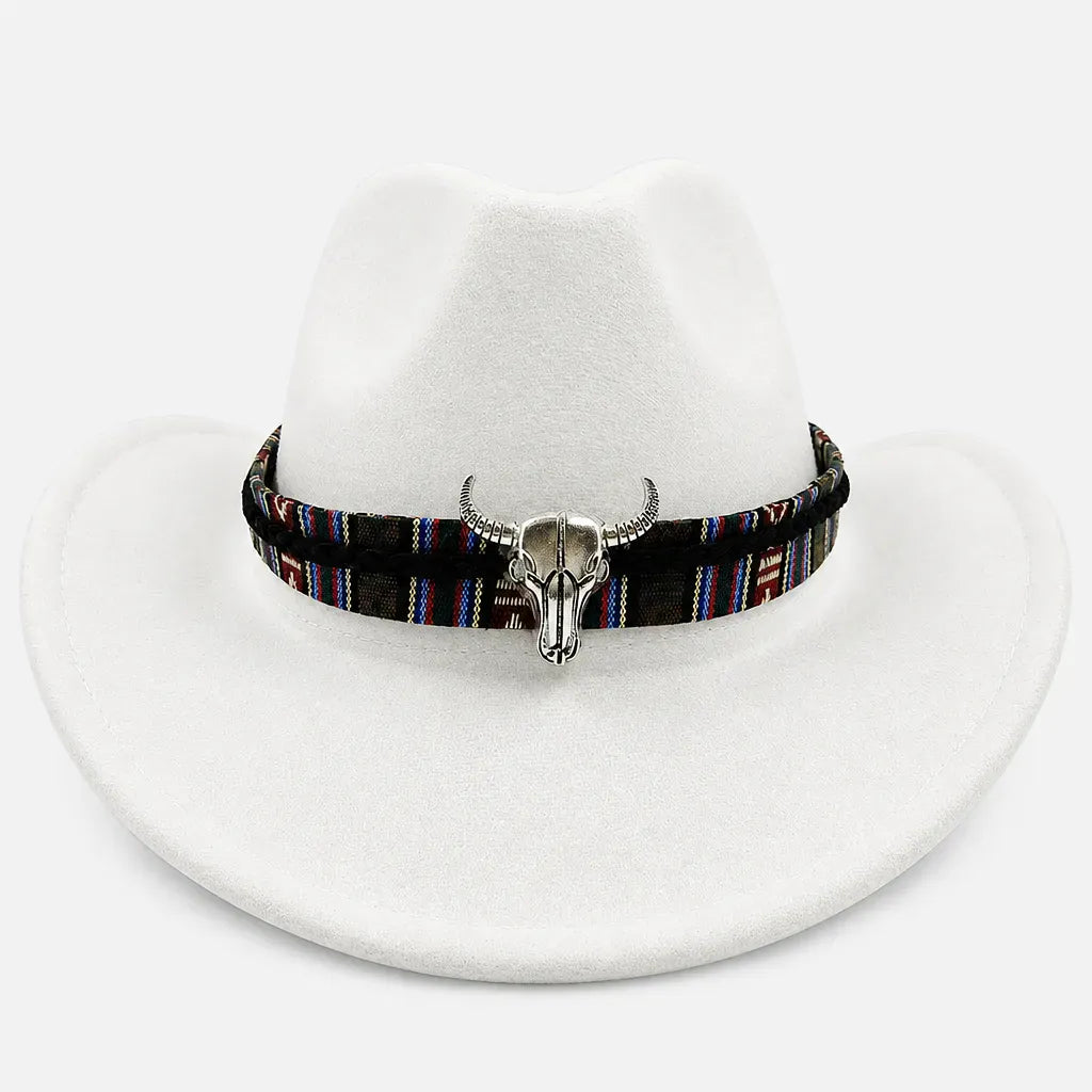 La boîte à chapeaux Chapeau Stetson Western - Feutre Large Bord Uni