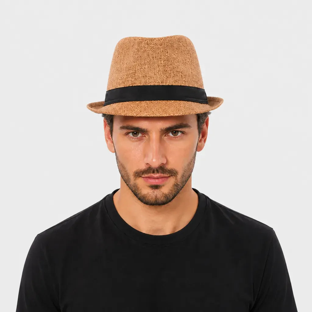 La boîte à chapeaux Chapeau Trilby Homme - Leger et Respirant Style Jazz Anglais