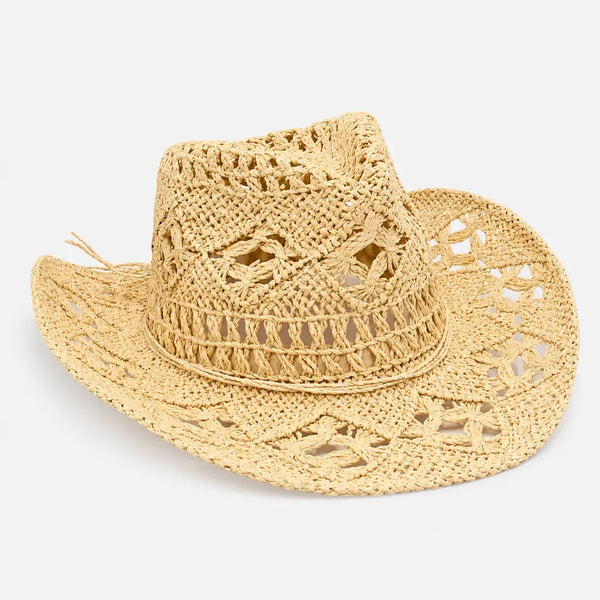 Chapeaux Western Femme - Pliable et Ajoure pour les Vacances