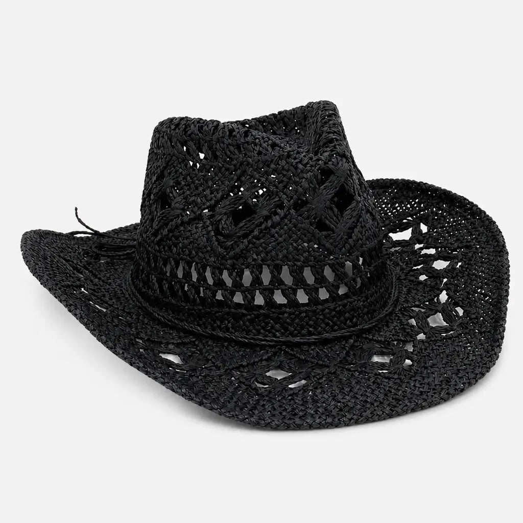 La boîte à chapeaux Chapeaux Western Femme - Pliable et Ajoure pour les Vacances