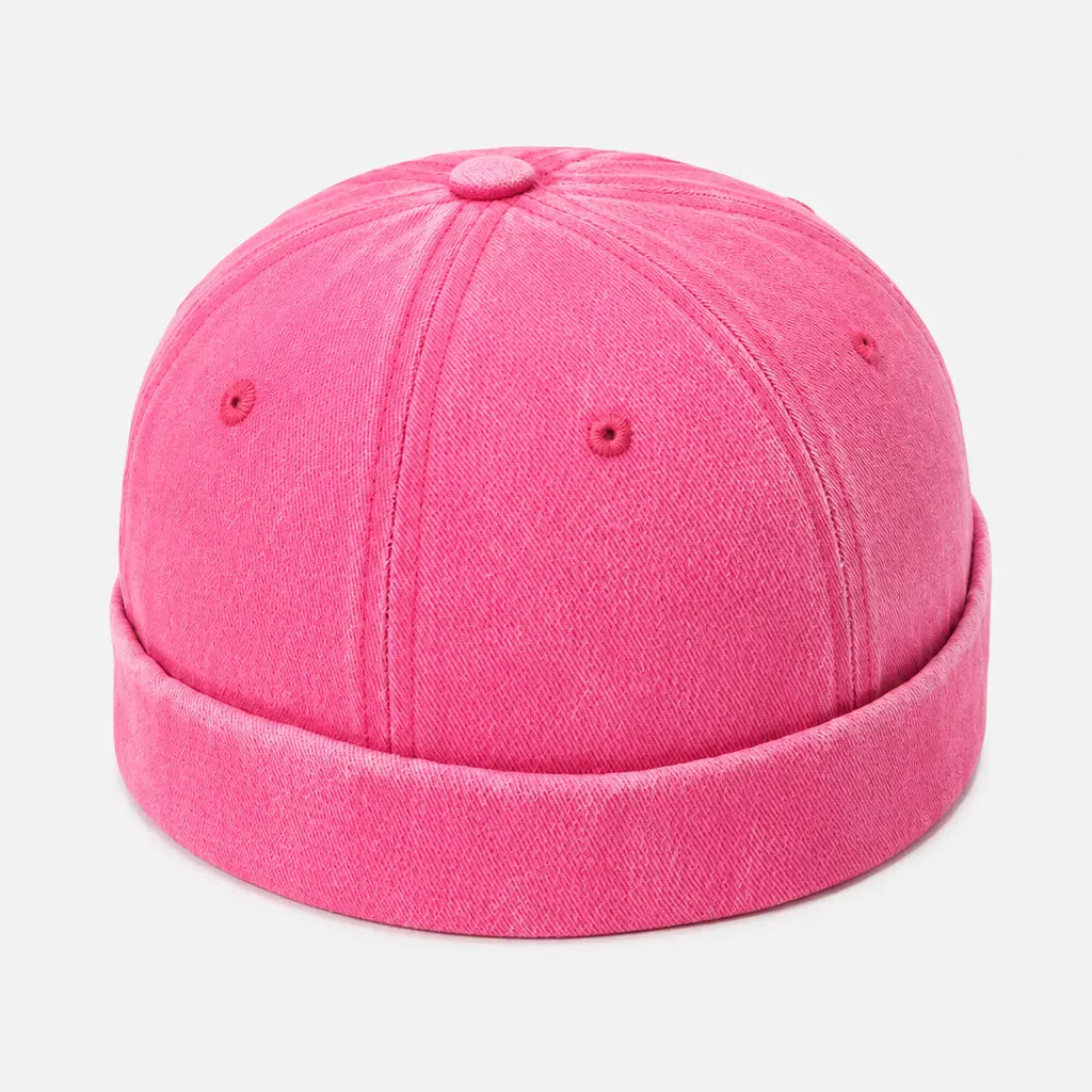 La boîte à chapeaux Docker Casquette - en Denim, Style Marin Ajustable