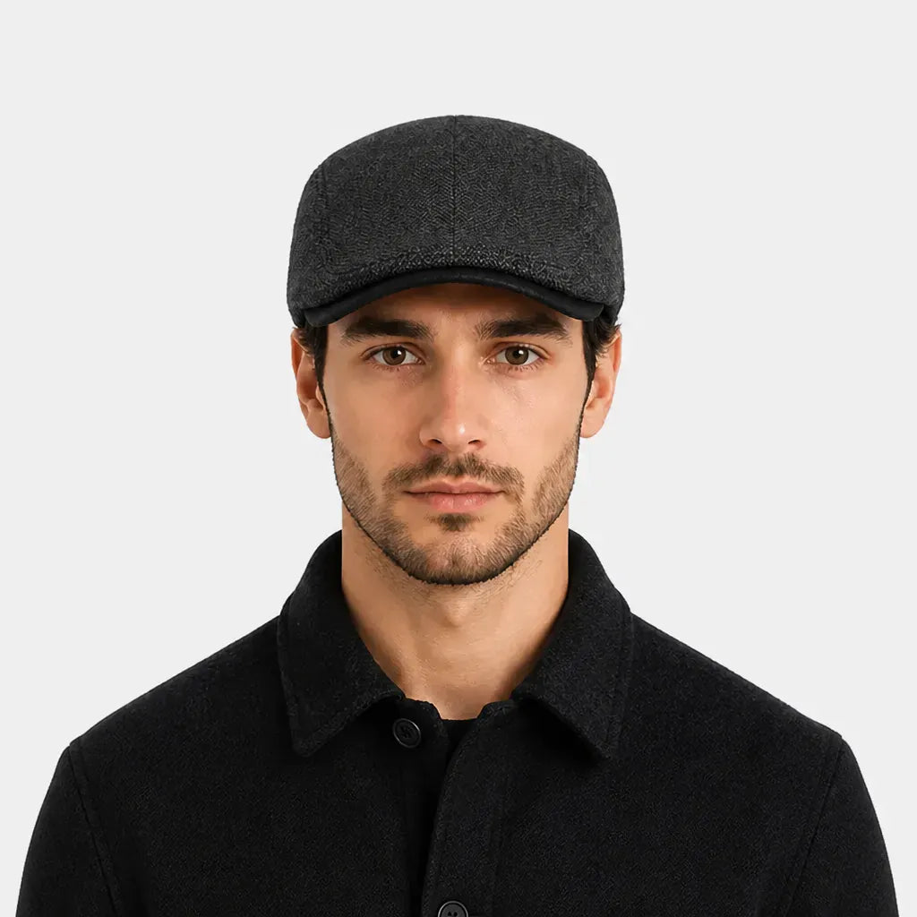 La boîte à chapeaux Gavroche Casquette Homme - Chevrons Rayures Grande Taille