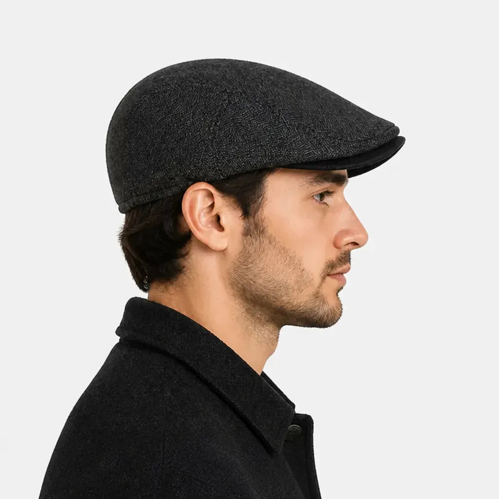 La boîte à chapeaux Gavroche Casquette Homme - Chevrons Rayures Grande Taille
