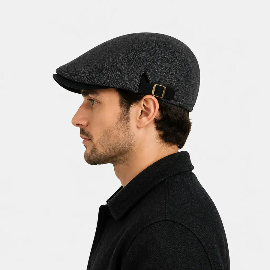 La boîte à chapeaux Gavroche Casquette Homme - Chevrons Rayures Grande Taille