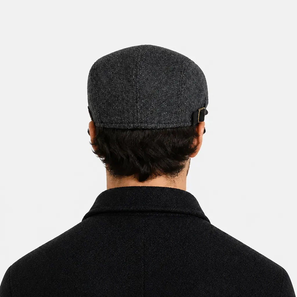 La boîte à chapeaux Gavroche Casquette Homme - Chevrons Rayures Grande Taille