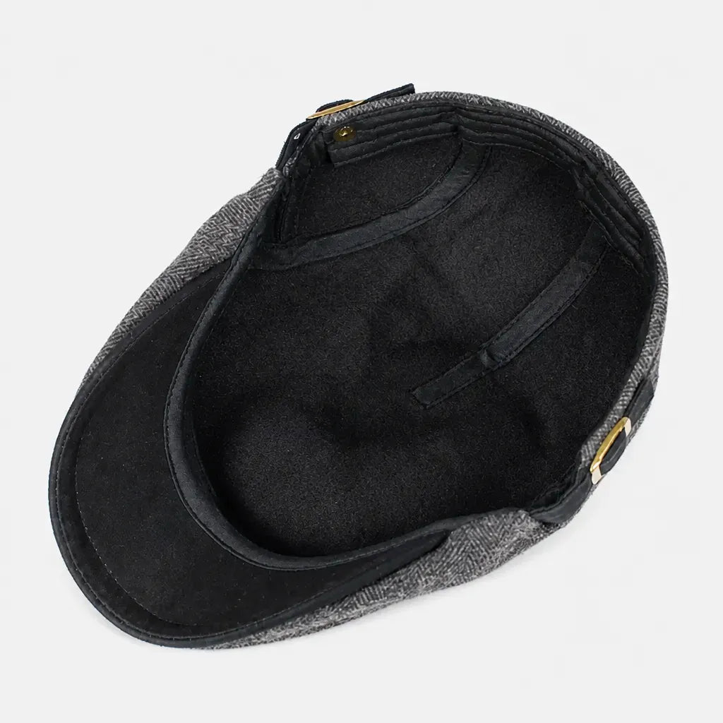 La boîte à chapeaux Gavroche Casquette Homme - Chevrons Rayures Grande Taille