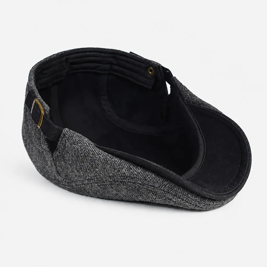 La boîte à chapeaux Gavroche Casquette Homme - Chevrons Rayures Grande Taille