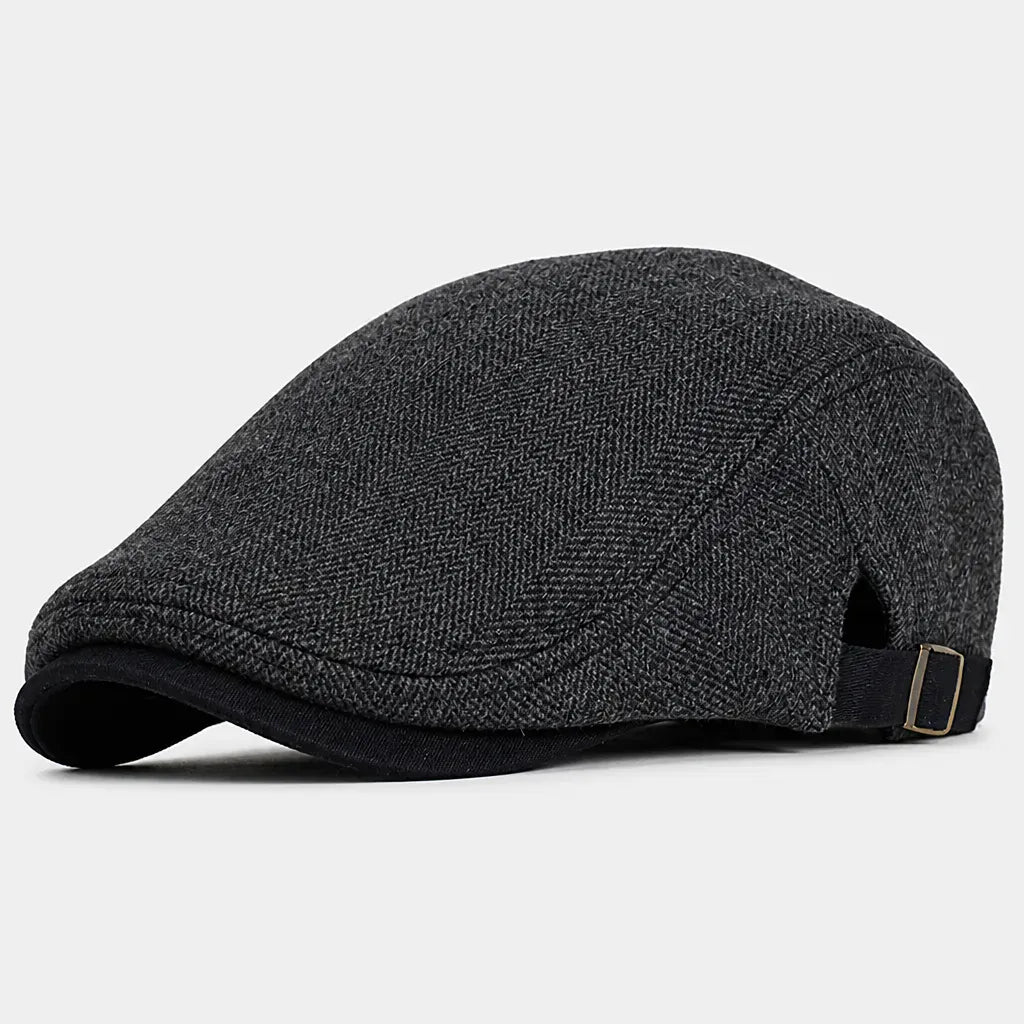 La boîte à chapeaux Gavroche Casquette Homme - Chevrons Rayures Grande Taille