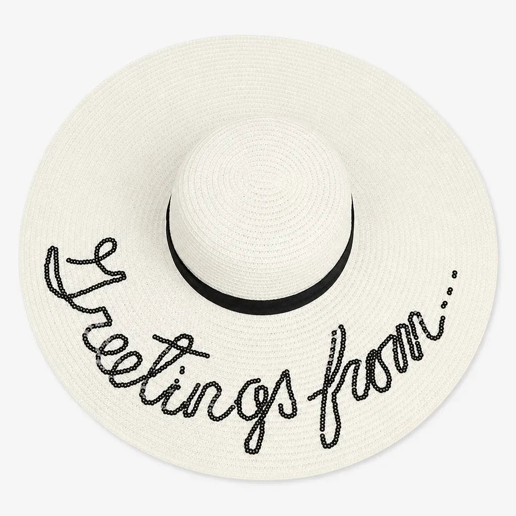 La boîte à chapeaux Grand Chapeau de Paille Femme - Anti-UV pour la Plage en Ete